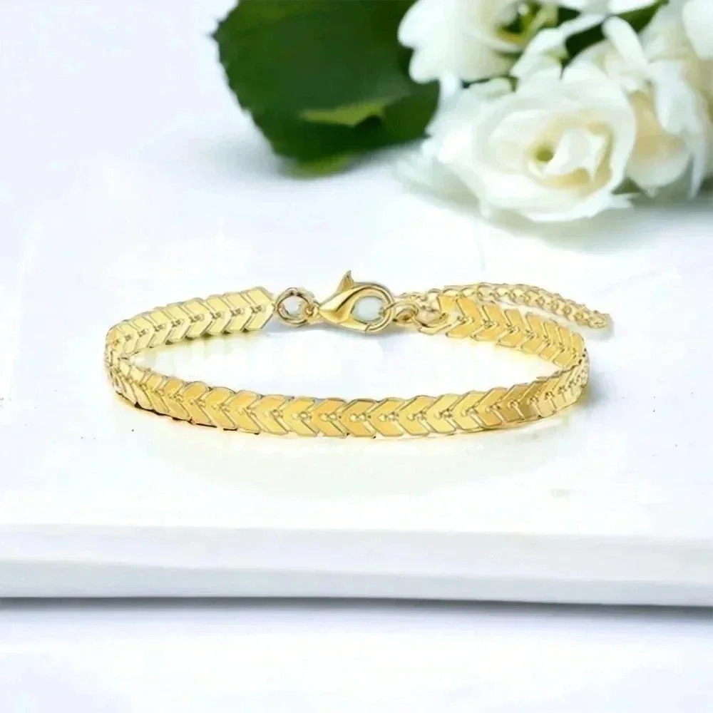 Elegant Gold Anklet Bracelet